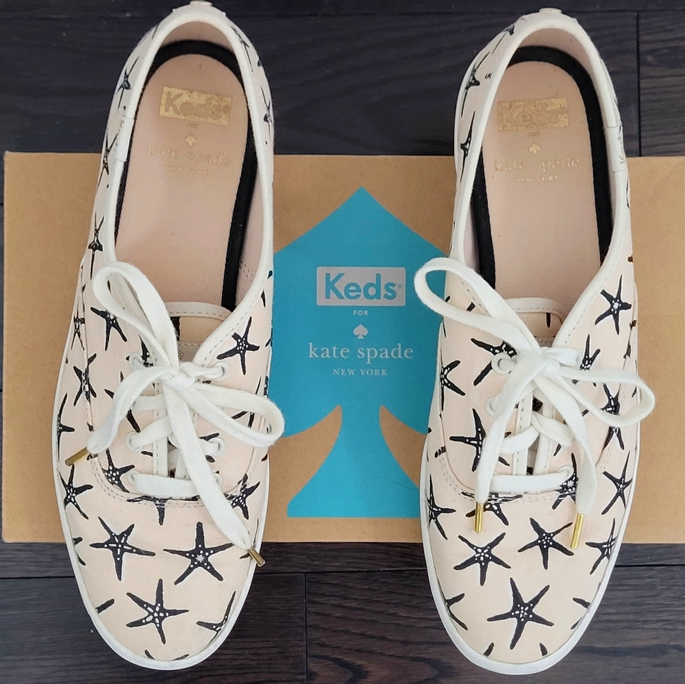 Kate Spade x Keds pink flats/sneakers size 8